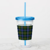 Clan MacLaren Tartan Pset Acryl Drinkbeker (Voorkant)