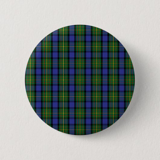 Clan MacLaren Tartan Ronde Button 5,7 Cm (Voorkant)