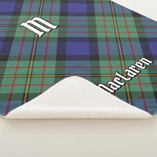 Clan MacLaren Tartan Sherpa Deken (3/4)