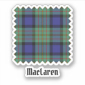 Clan MacLaren Tartan Sticker (Voorkant)