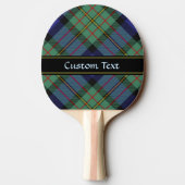 Clan MacLaren Tartan Tafeltennisbatje (Achterkant)