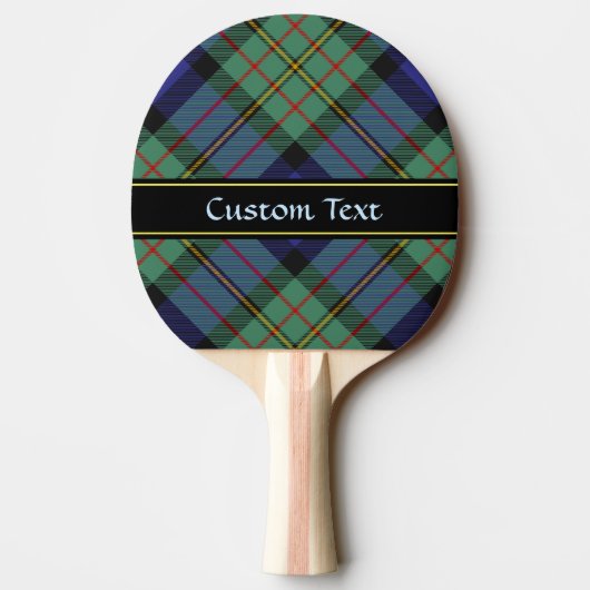 Clan MacLaren Tartan Tafeltennisbatje (Achterkant)