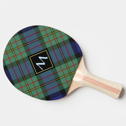 Clan MacLaren Tartan Tafeltennisbatje (Zijkant)