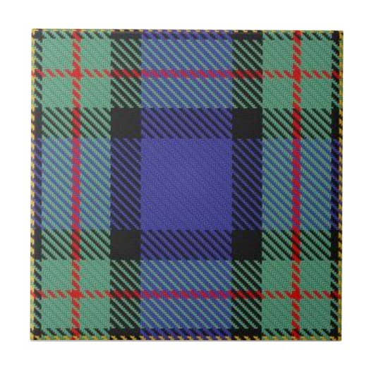 Clan MacLaren Tartan Tegeltje (Voorkant)