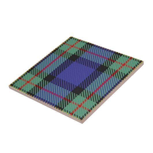 Clan MacLaren Tartan Tegeltje (Zijkant)