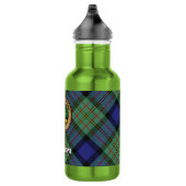 Clan MacLaren-wapen over tartan Waterfles (Rechts)