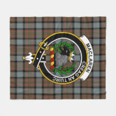 Clan MacLaren Weathered Tartan Pset Fleece Deken (Voorkant (Horizontaal))