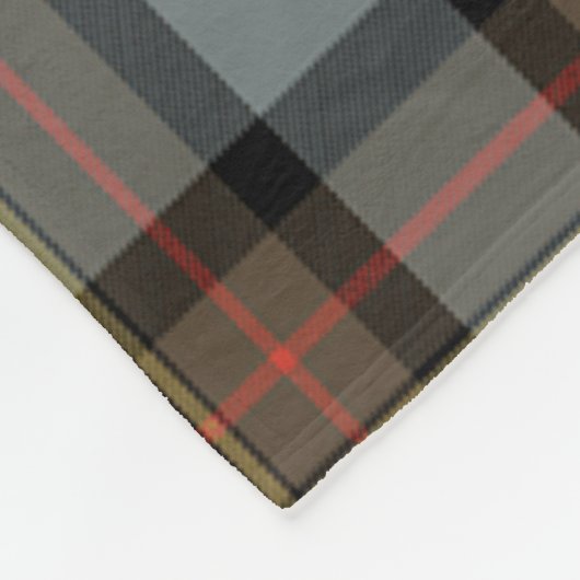 Clan MacLaren Weathered Tartan Pset Fleece Deken (Hoek)