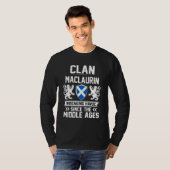 Clan Maclaurin Schotse familie Clan Schotland Wrea T-shirt (Voorkant volledig)