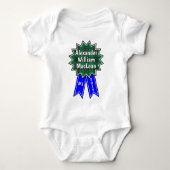 Clan MacLean #1 Award Blauw lint Romper (Voorkant)