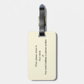 Clan MacLean Bagagelabel (Achterkant verticaal)