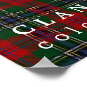Clan MacLean Colors of Scotland Tartan Poster (Hoek)