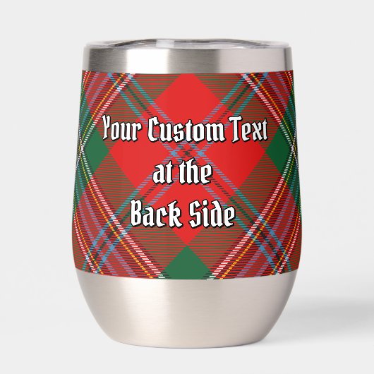 Clan MacLean Crest over Tartan (Achterkant)