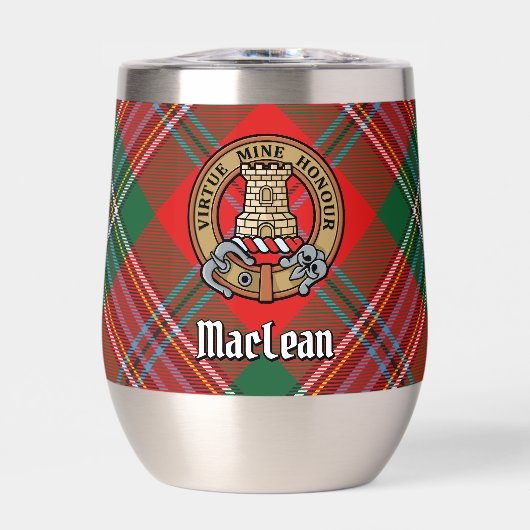 Clan MacLean Crest over Tartan (Voorkant)