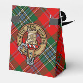 Clan MacLean Crest over Tartan Bedankdoosjes (Achterkant)