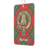 Clan MacLean Crest over Tartan Luchtverfrisser (Links)