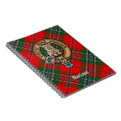 Clan MacLean Crest over Tartan Notitieboek (Rechterzijde)