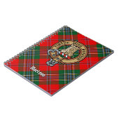 Clan MacLean Crest over Tartan Notitieboek (Linkerzijde)