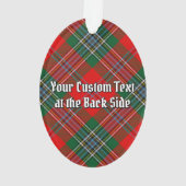 Clan MacLean Crest over Tartan Ornament (achterkant)