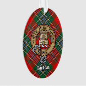 Clan MacLean Crest over Tartan Ornament (voorkant)