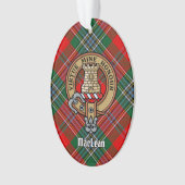 Clan MacLean Crest over Tartan Ornament (voorkant)