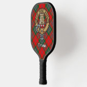 Clan MacLean Crest over tartan Pickleball Paddle (Links)