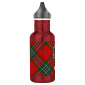 Clan MacLean Crest over tartan Waterfles (Links)