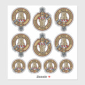 Clan MacLean Crest Sticker Set (Vel)