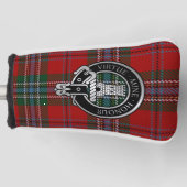 Clan MacLean Crest & Tartan Golf Head Hoesje Golfheadcover (Voorkant)