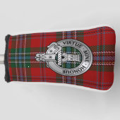 Clan MacLean Crest & Tartan Golfheadcover (Voorkant)