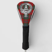 Clan MacLean Crest & Tartan Golfheadcover (Voorkant)
