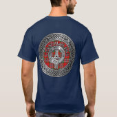 Clan MacLean Crest & Tartan Knot T-Shirt (Achterkant)