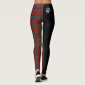 Clan MacLean Crest & Tartan Leggings (Achterkant)