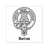 Clan MacLean Crest Zelfinktende Stempel (Design)