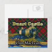 Clan MacLean Duart Castle Tartan Sky Briefkaart (Voorkant / Achterkant)