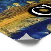 Clan MacLean Duart Castle Tartan Sky Poster (Hoek)