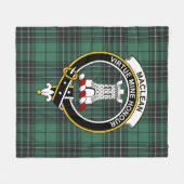 Clan MacLean Hunting Ancient Tartan Pset Fleece Deken (Voorkant (Horizontaal))