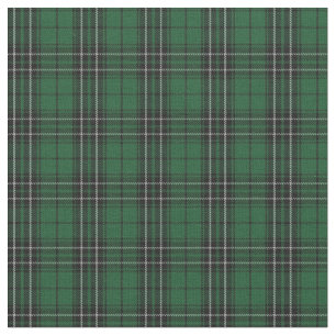 Clan MacLean Hunting Green Black Scottish Tartan 2 Stof