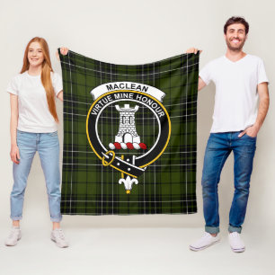 Clan MacLean Hunting Tartan Pset Fleece Deken