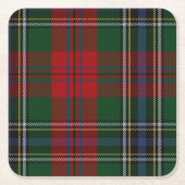 Clan MacLean Plaid Papier Onderzetters (Voorkant)