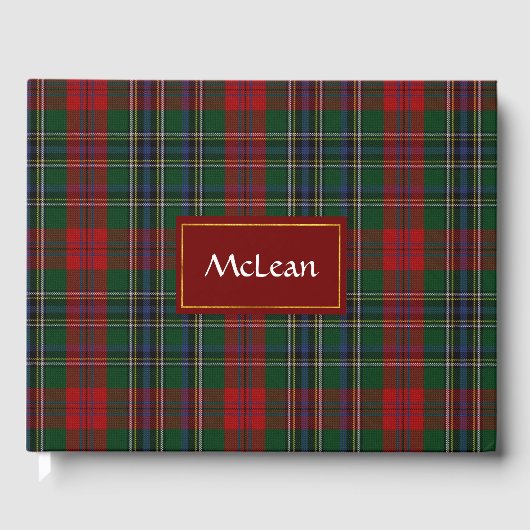 Clan MacLean Pset Guest Book Gastenboek (Voorkant)