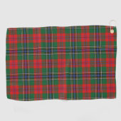 Clan MacLean Red Scottish Tartan Golfhanddoek (Horizontaal)
