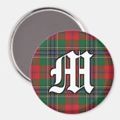 Clan MacLean Red Tartan Betonaccenten Magneet (Voorkant / Achterkant)