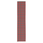 Clan MacLean Rood, Blauw en Groen Schots Tartan Korte Tafelloper (Voorkant)