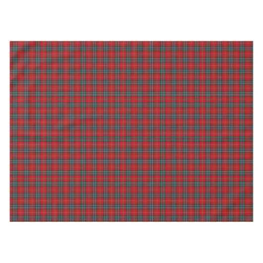 Clan MacLean Rood, Blauw en Groen Schots Tartan Tafelkleed (Voorkant (Horizontaal))