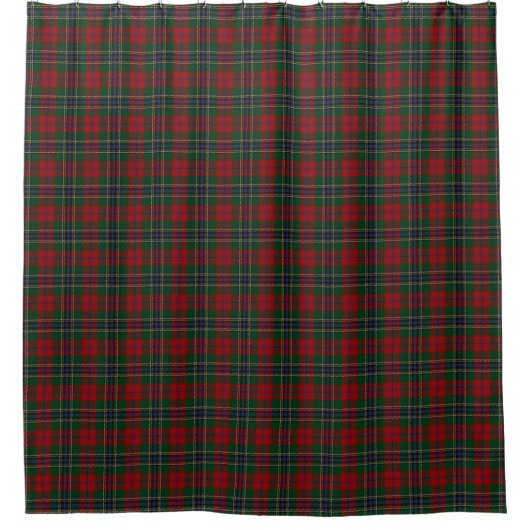 Clan MacLean Schots erfgoed Tartan Douchegordijn (Voorkant)