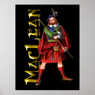 Clan MacLean Schotse Hoogland Droom Poster