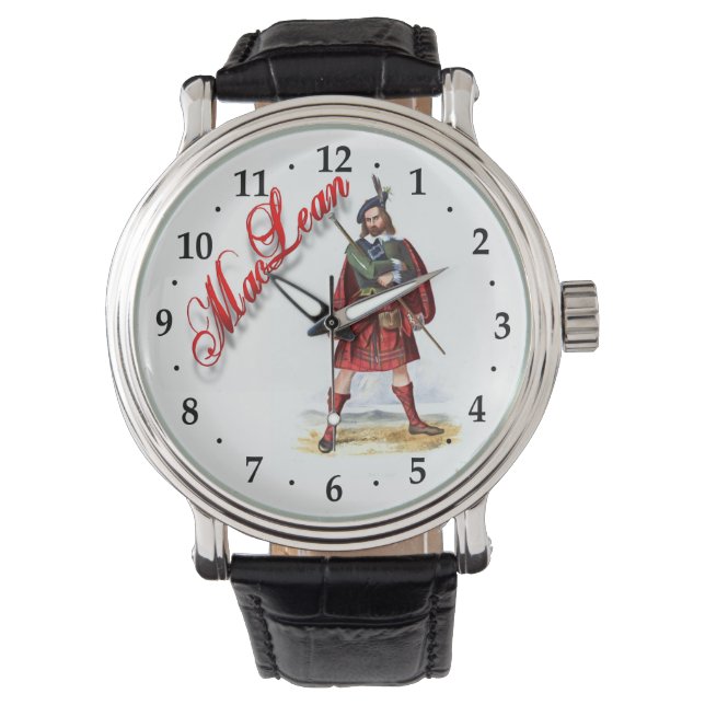 Clan MacLean Scottish Dream Watch Horloge (Voorkant)