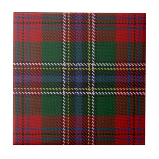 Clan MacLean Scottish Expressions Tartan Tegeltje (Voorkant)