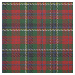 Clan MacLean Scottish Tartan Plays Fabric Stof